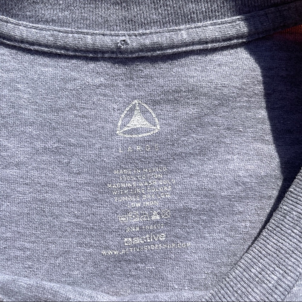 Gray Active Ride Shop T-Shirt - Picture 3 of 4